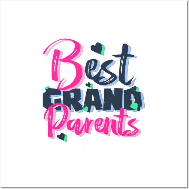 Best grand parents Wall Art by Graffik-Peeps